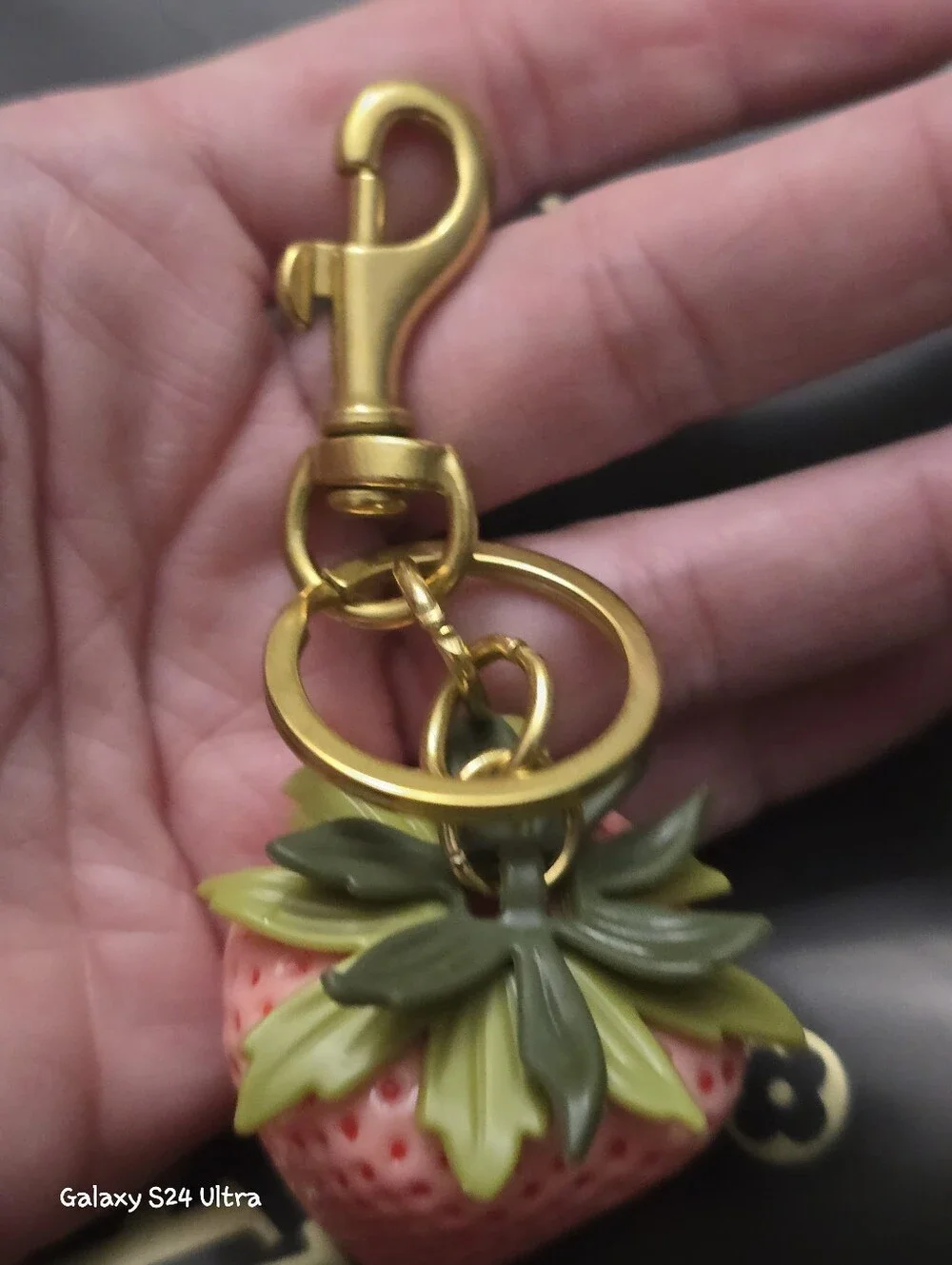 Strawberry 🍓 Bag Charm/ Keychain NEW